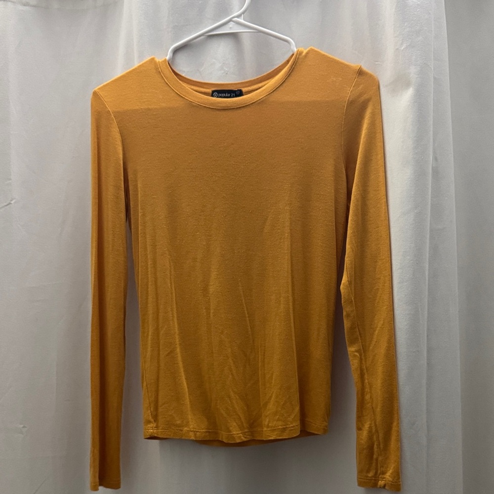 Mustard Long Sleeve Top